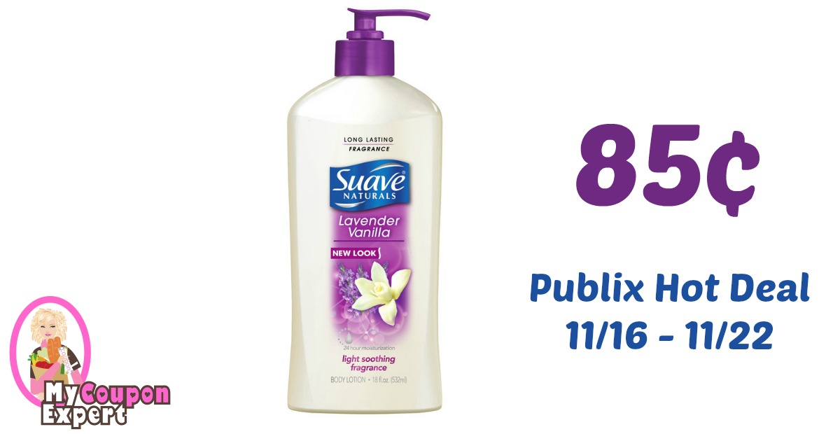 Suave Lotion Only 85¢ each after sale and coupons