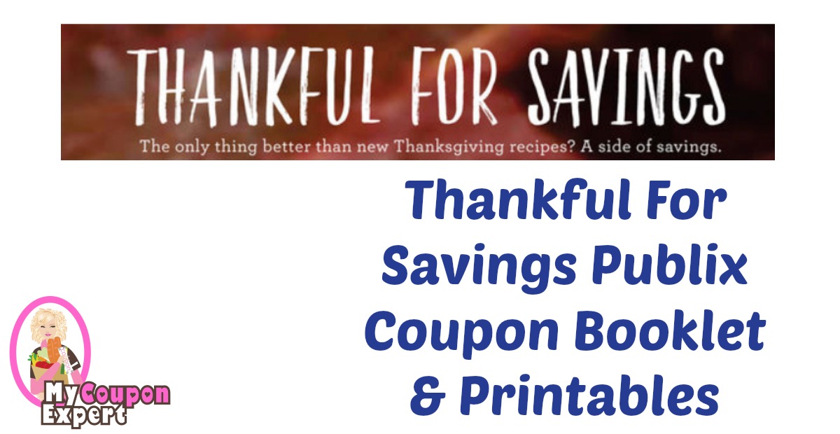 Thankful for Savings Publix Coupon Booklet + Printables