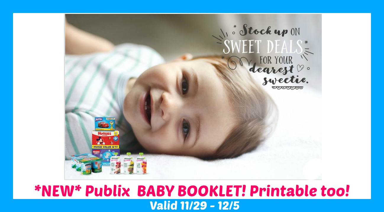 NEW Baby Booklet at Publix!!  WOW!!  Printable too!!!