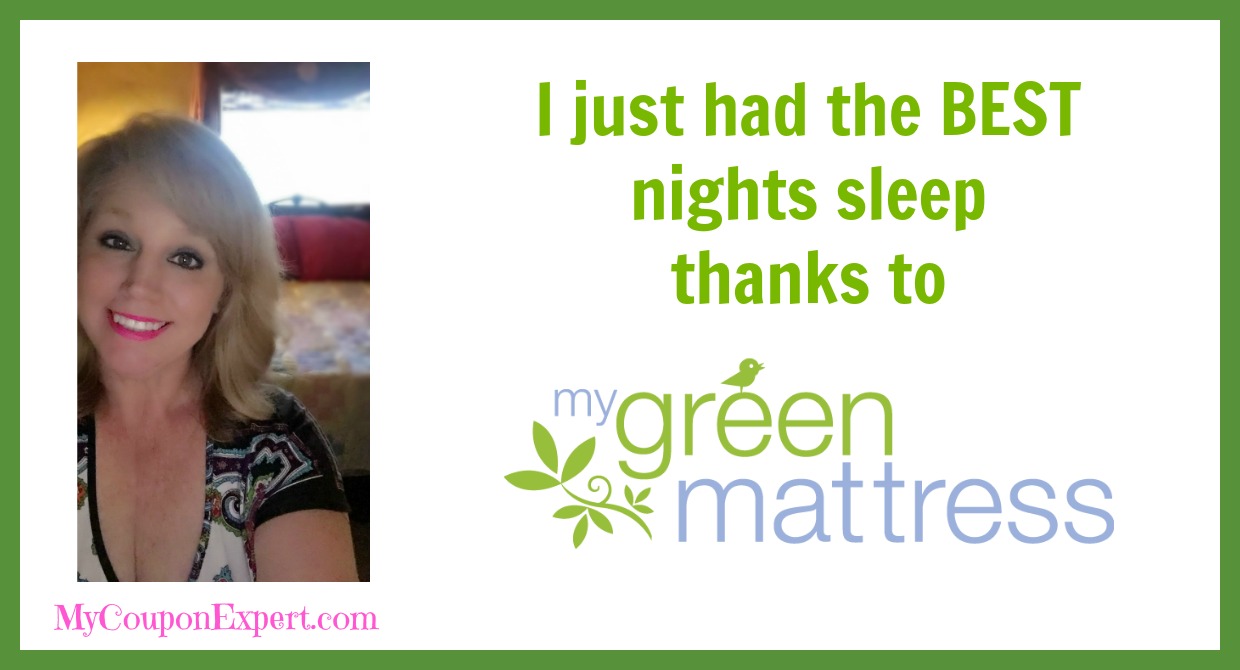 I just had the BEST nights sleep thanks to My Green Mattress!