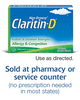Save  on any Non-Drowsy Claritin-D Allergy Product (15ct or larger) , $4.00