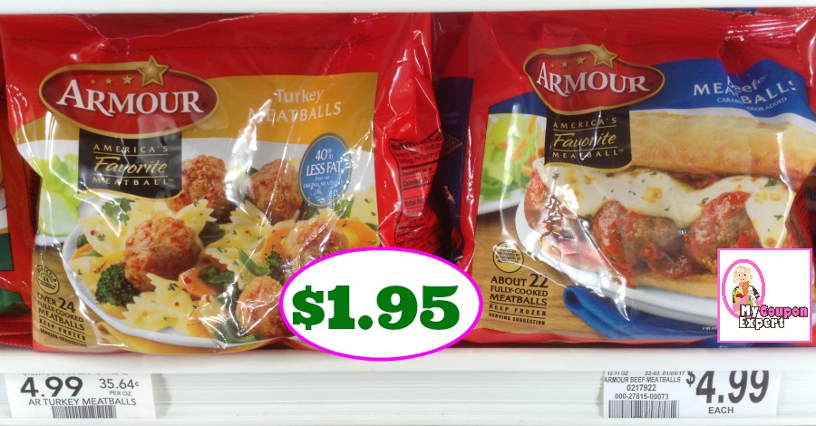 Publix Hot Deal Alert! Armour Meatballs Only $1.95 each after sale and coupons