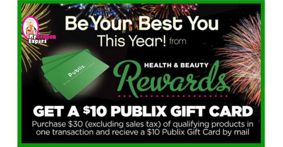 Publix $10 Gift Card Offer Be Your Best You for 2018!