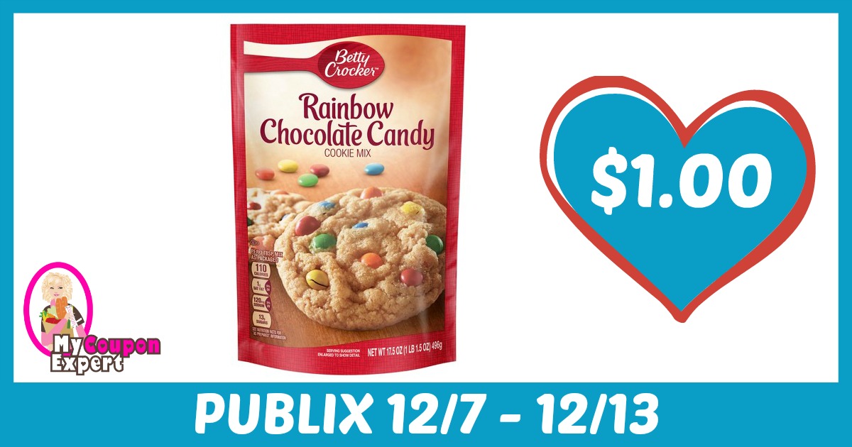 Betty Crocker Cookie Mix Only $1.00 each after sale and coupons