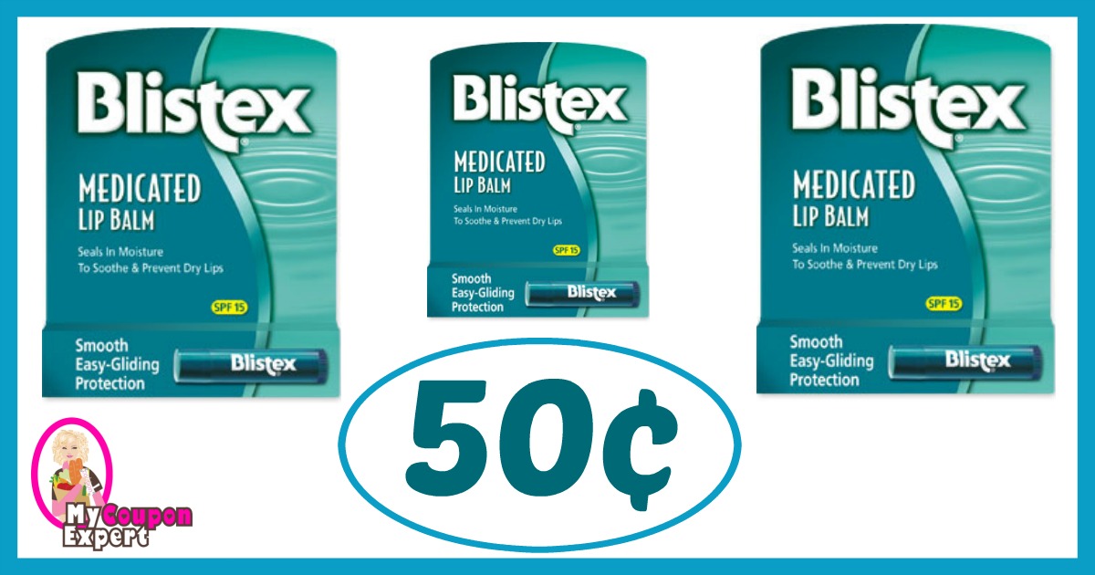 Publix Hot Deal Alert! Blistex Lip Balm or Ointment Only 50¢ each after sale and coupons