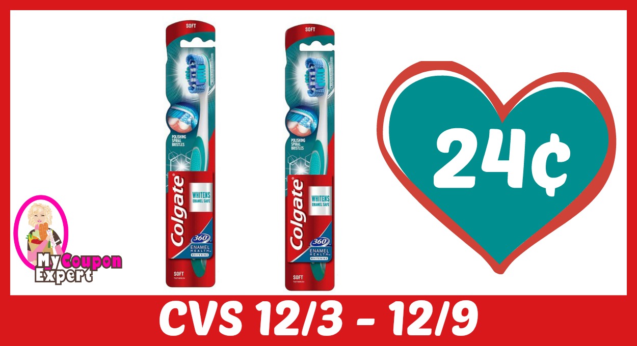 Colgate Manual Toothbrush Only 24¢ each after sale and coupons