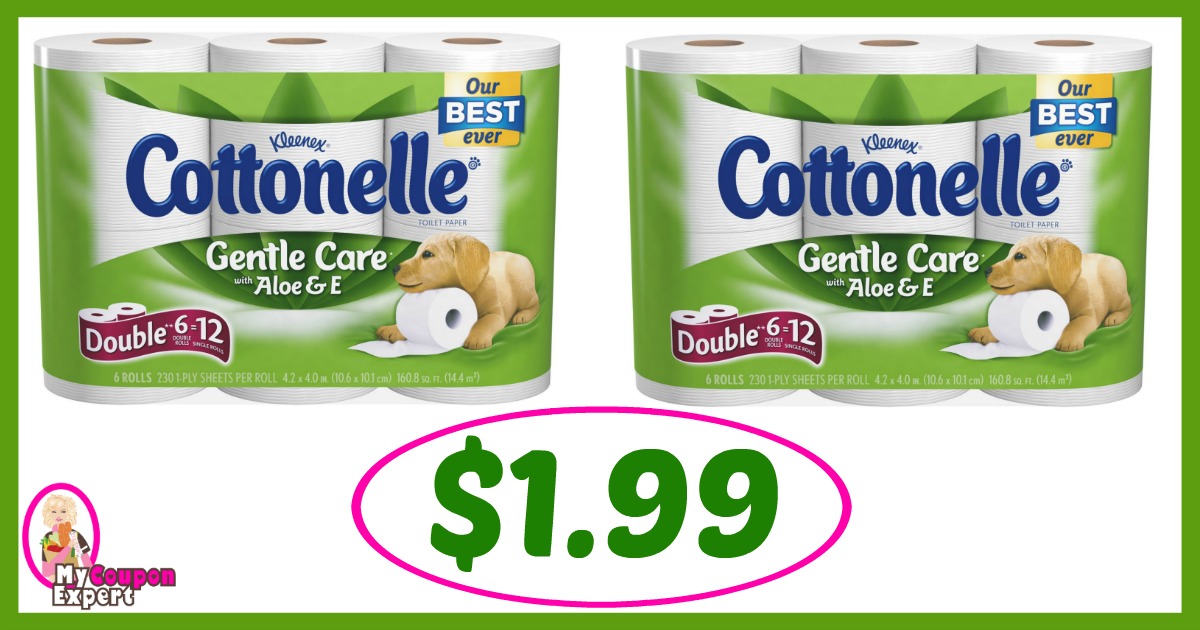 Publix Hot Deal Alert! Cottonelle Bath Tissue Only $1.99 each after sale and coupons