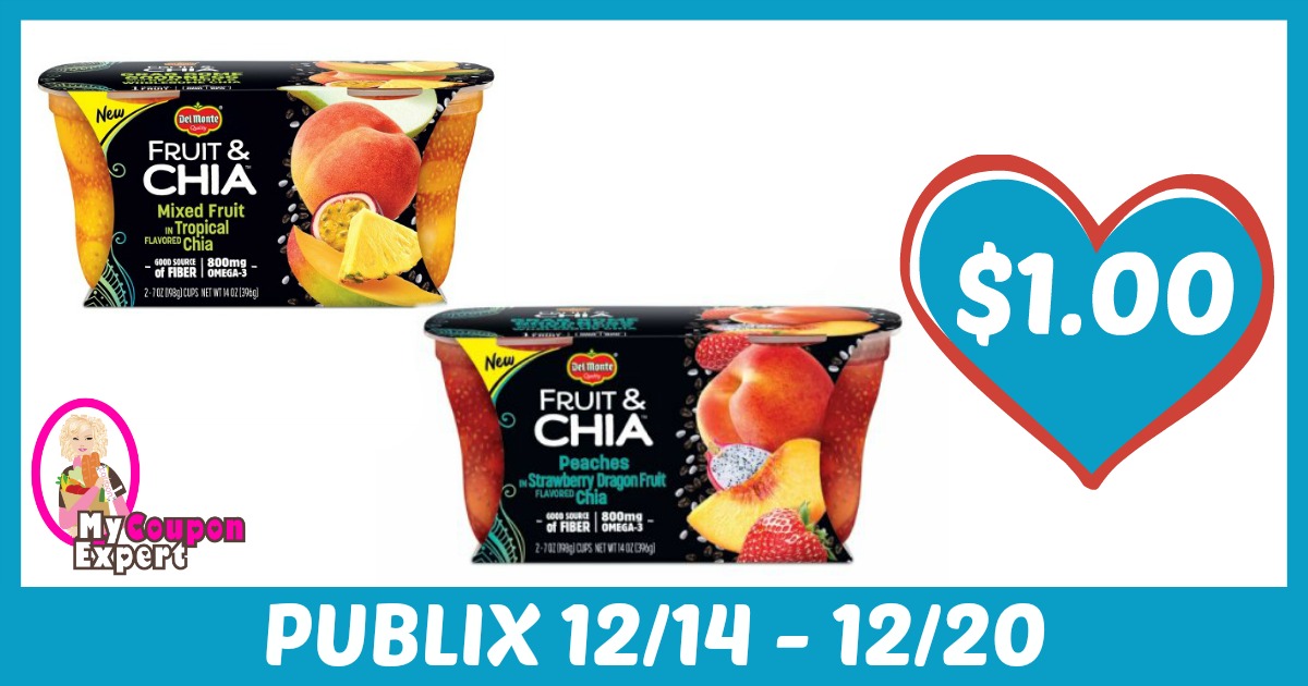 WHOOP!! Del Monte Products Only $1.00 at Publix after sale and coupons