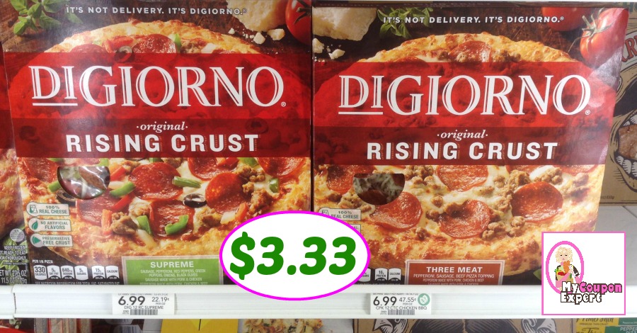 Publix Deal!  DiGiorno Pizza just $3.33 starting 12/14!!