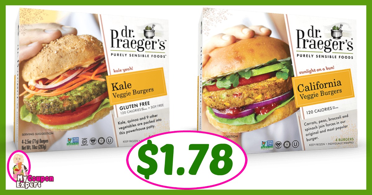Publix Hot Deal Alert! Dr. Praeger’s Purely Sensible Foods Only $1.78 each after sale and coupons