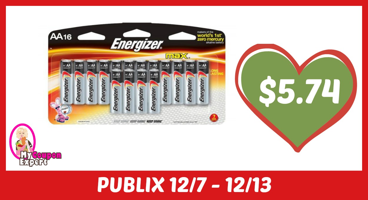 Energizer Max Alkaline Batteries Only $5.74 each after sale and coupons
