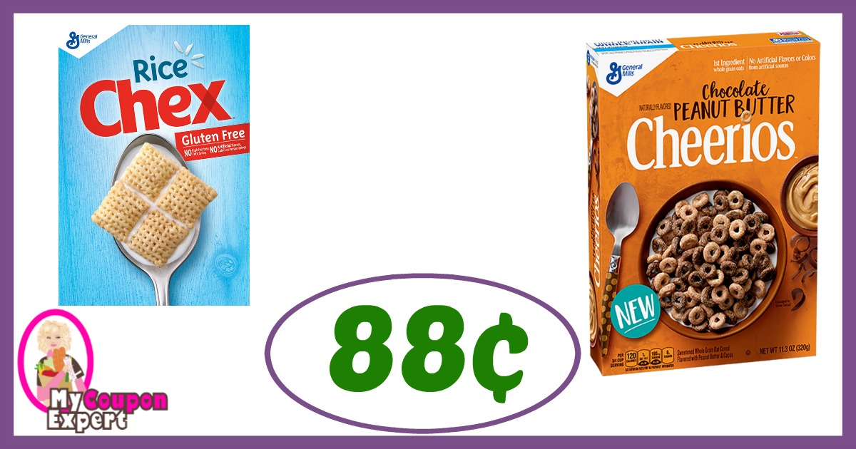 Publix Hot Deal Alert! General Mills Cereal Only 88¢ each after sale and coupons