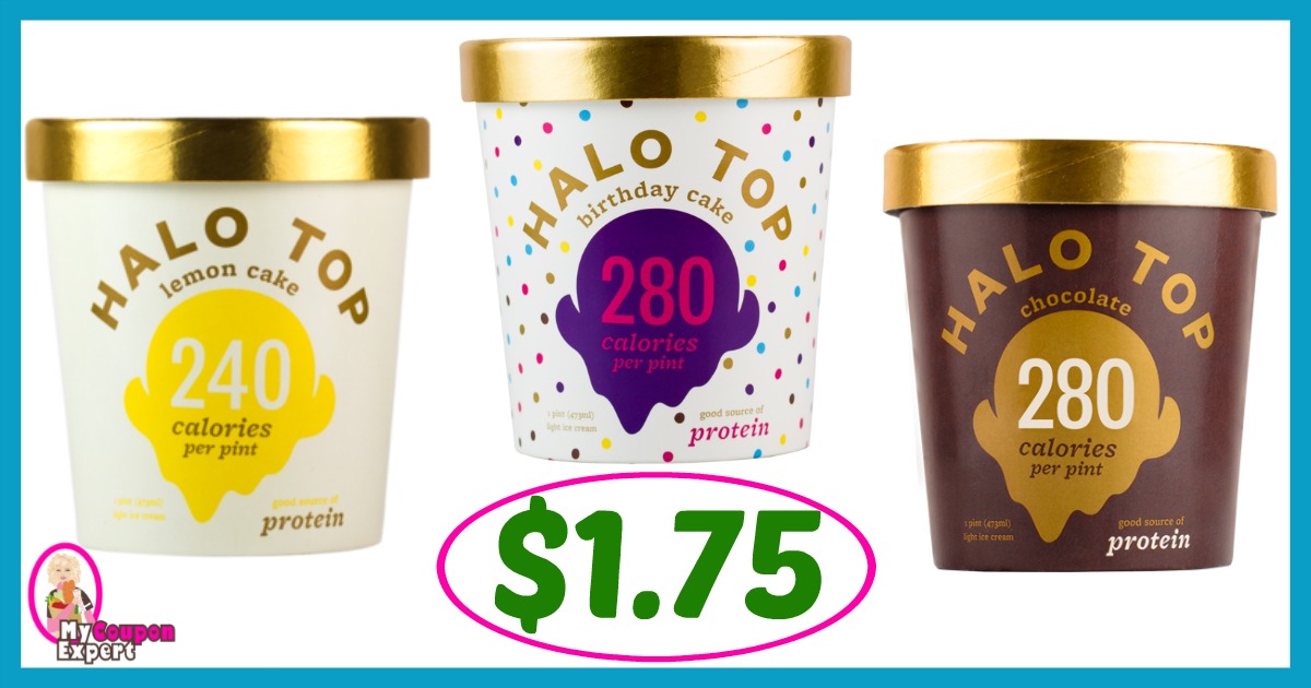Publix Hot Deal Alert! Halo Top Light Ice Cream Only $1.75 each after sale and coupons