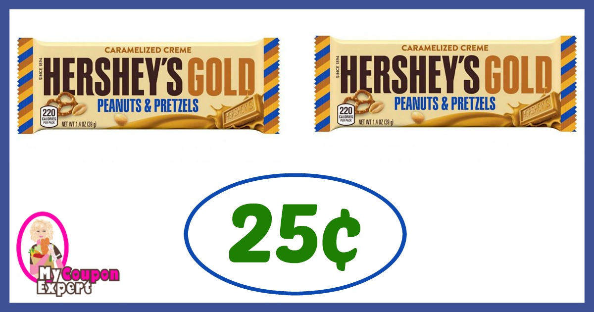 CVS Hot Deal Alert!! Hershey’s Gold Only 25¢ each after sale and coupons