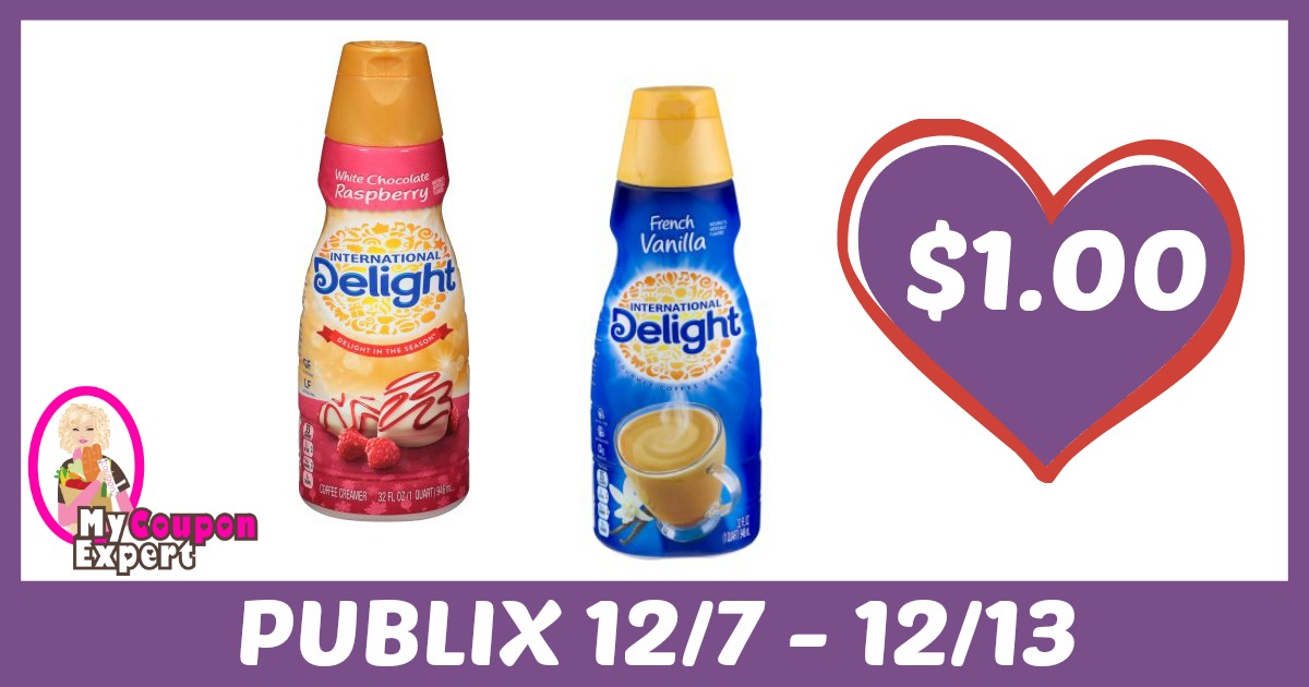 International Delight Coffee Creamer Only $1.00 each after sale and coupons