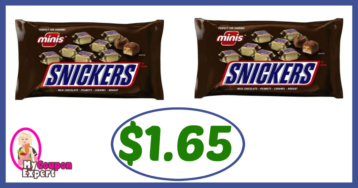 Publix Hot Deal Alert! Mars Candy Only $1.65 per bag after sale and coupons