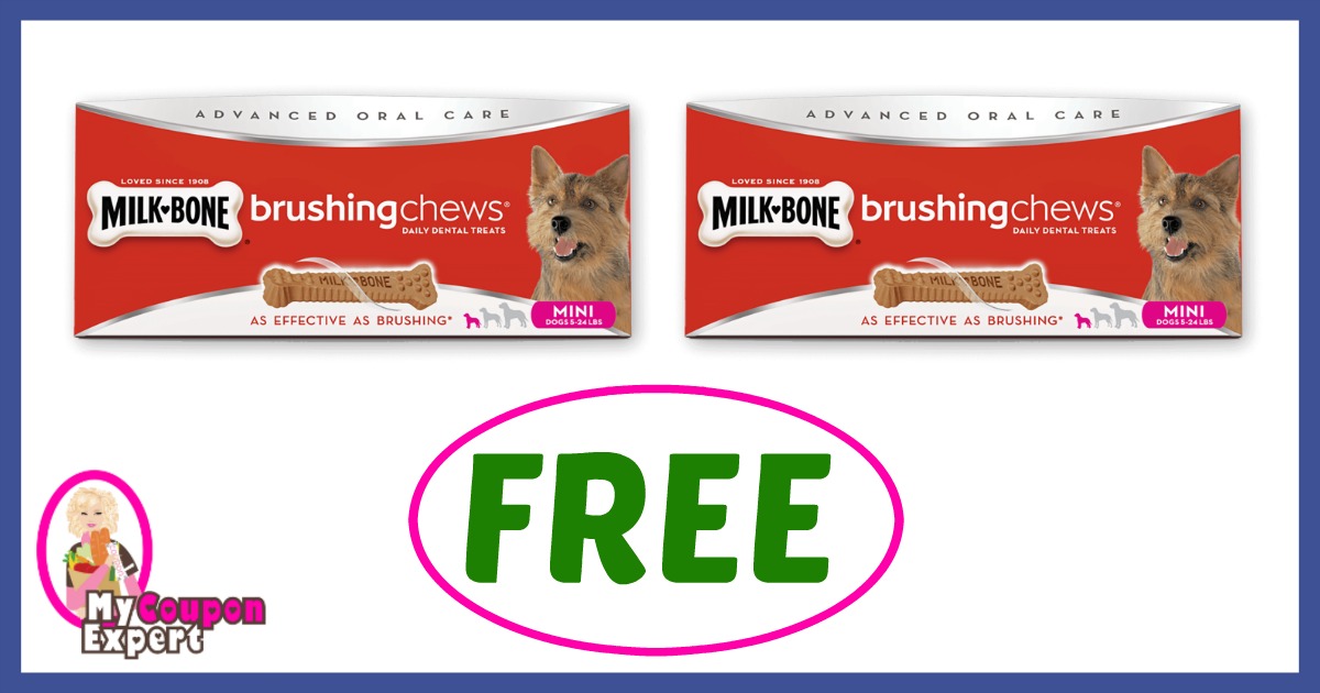 Publix Hot Deal Alert! FREE Milk-Bone Dog Treats Brushing Chews after sale and coupons