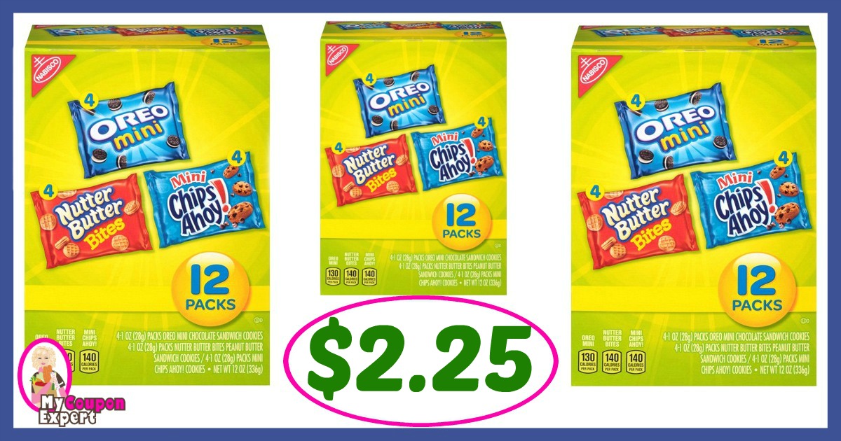 Publix Hot Deal Alert! Nabisco Variety Packs Only $2.25 after sale and coupons