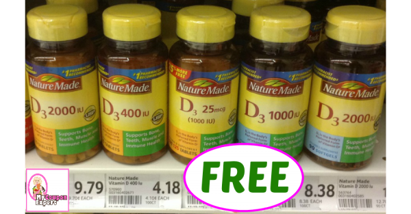 Publix Hot Deal Alert! FREE Nature Made Vitamins after sale and coupons