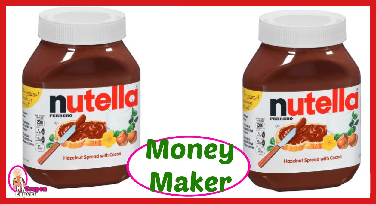 Publix Hot Deal Alert! MONEY MAKER on Nutella Hazelnut Spread after sale and coupons