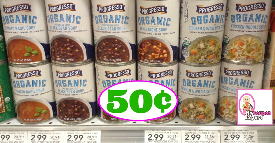 Publix Hot Deal Alert! Progresso Soup Only 50¢ each after sale and coupons
