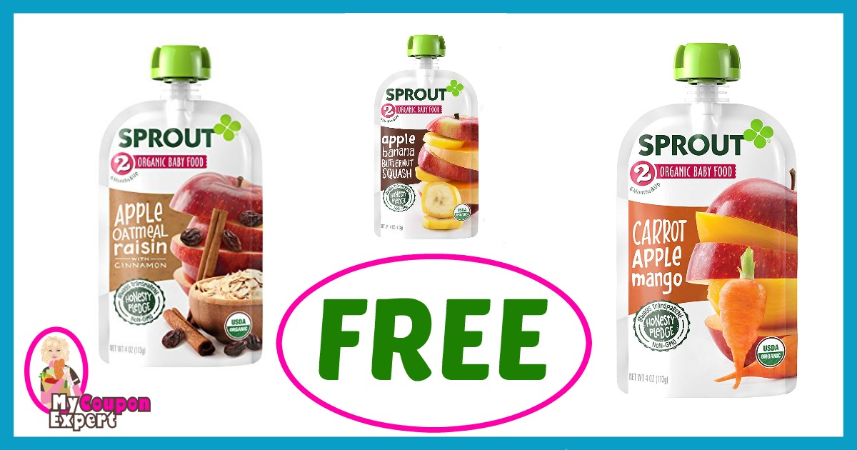 Publix Hot Deal Alert! FREE Sprout Organic Baby Food Pouches after sale and coupons