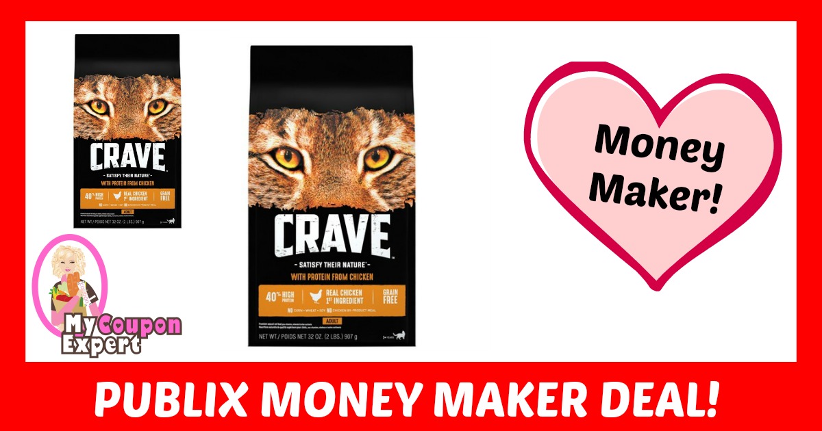 Publix MONEY MAKER on Crave Cat Food starting DECEMBER 16th!