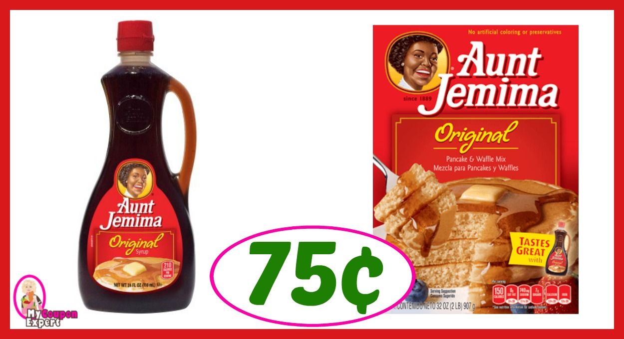 Publix Hot Deal Alert! Aunt Jemima Products Only 75¢ after sale and coupons