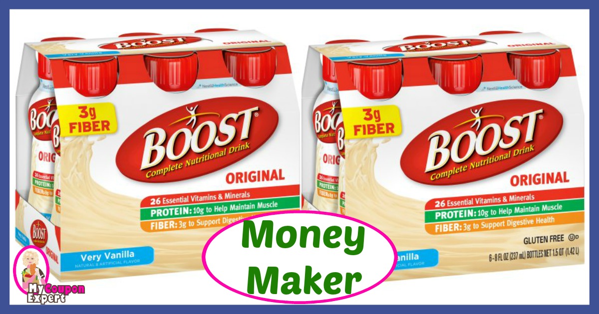 Publix Hot Deal Alert! MONEY MAKER on Boost Nutritional Drinks after sale and coupons