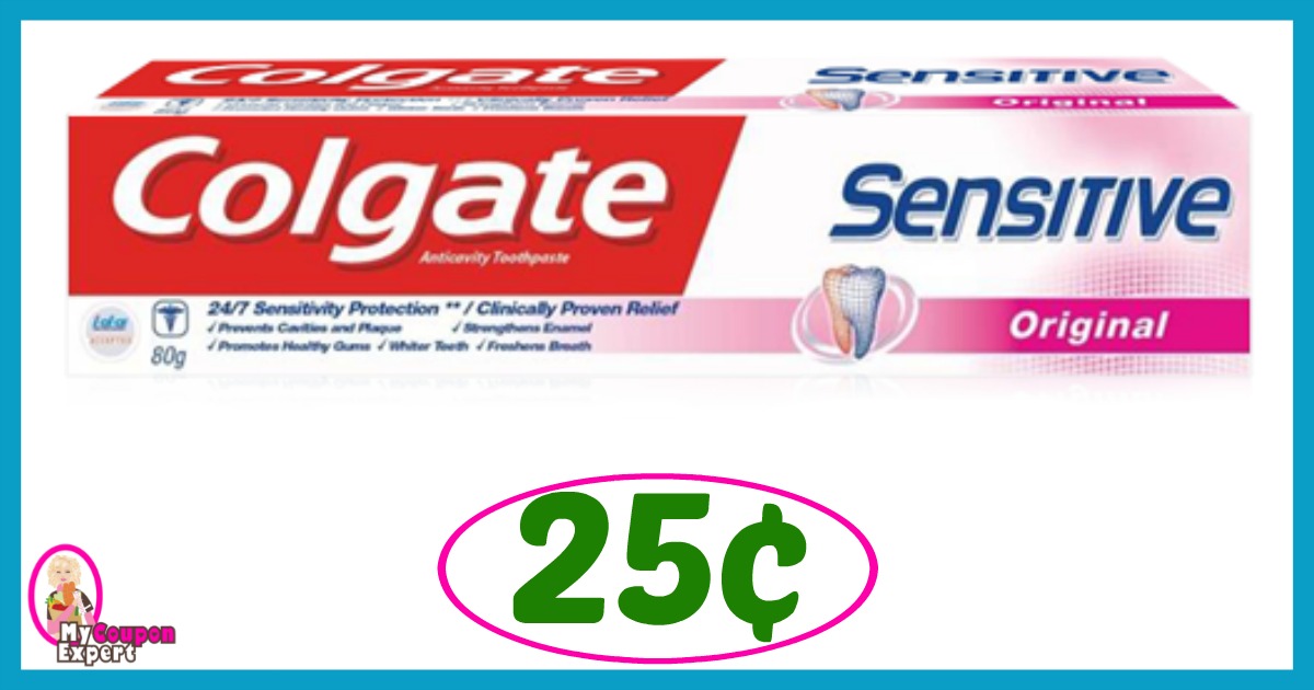 CVS Hot Deal Alert!! Colgate Sensitive Toothpaste Only 25¢ after sale and coupons