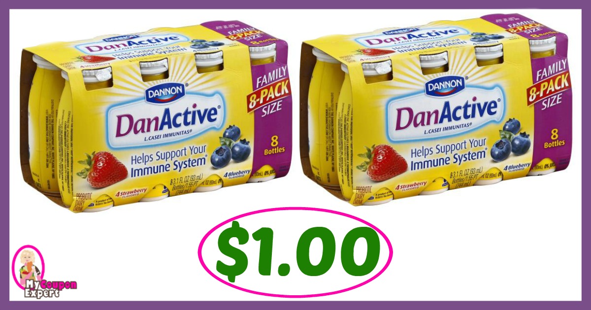 Publix Hot Deal Alert! Danactive Drinks Only $1.00 after sale and coupons
