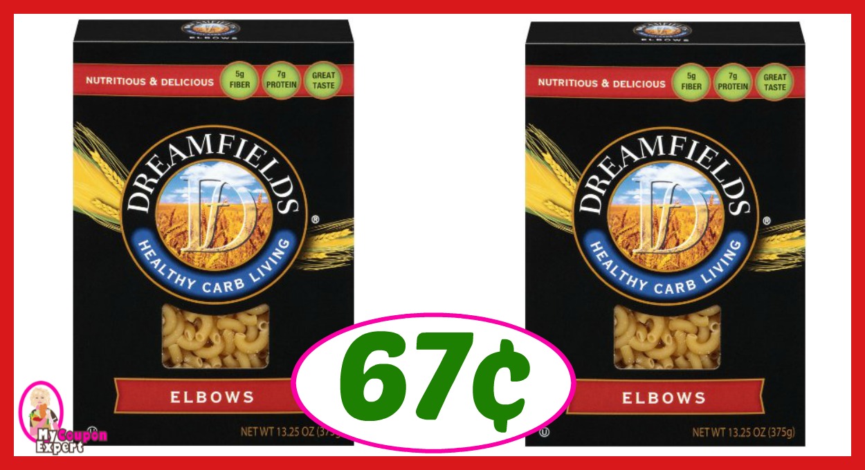 Publix Hot Deal Alert! Dreamfields Pasta Only 67¢ each after sale and coupons