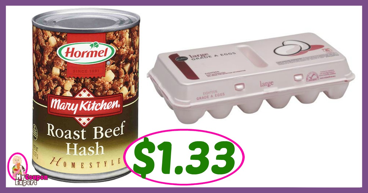 Publix Hot Deal Alert! Hormel Mary Kitchen Hash & Eggs Only $1.33 each after sale and coupons