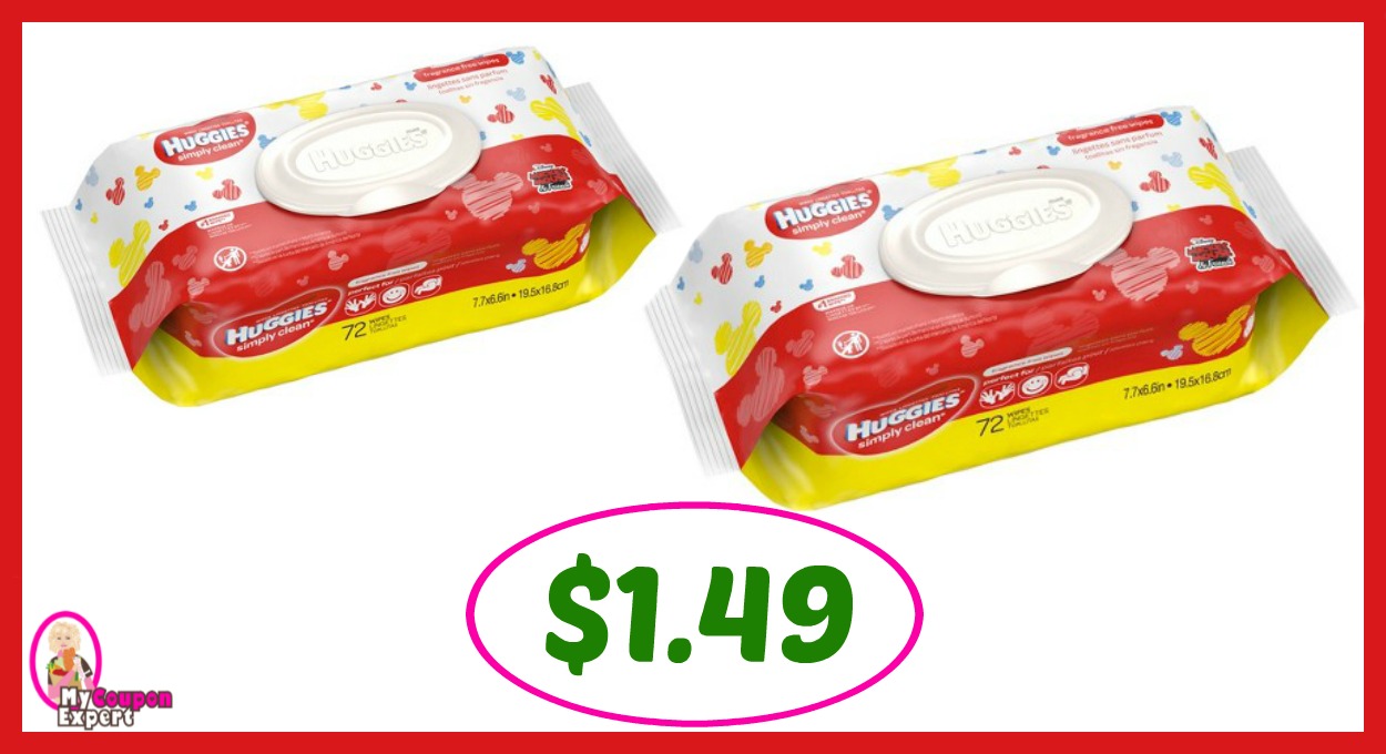 Publix Hot Deal Alert! Huggies Wipes Only $1.49 each after sale and coupons