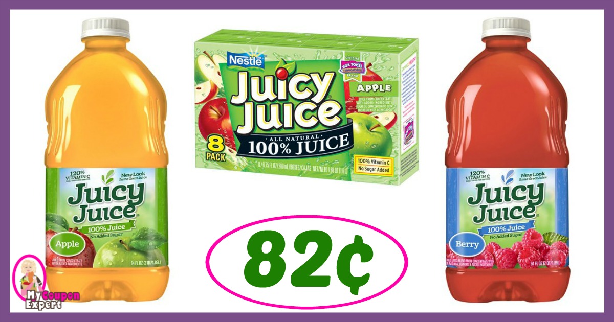 Publix Hot Deal Alert! Juicy Juice Only 82¢ each after sale and coupons