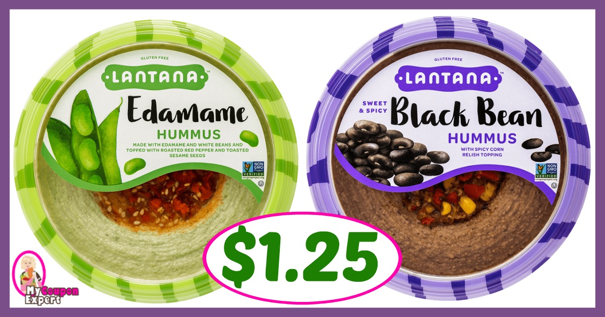 Publix Hot Deal Alert! Lantana Hummus Only $1.25 after sale and coupons