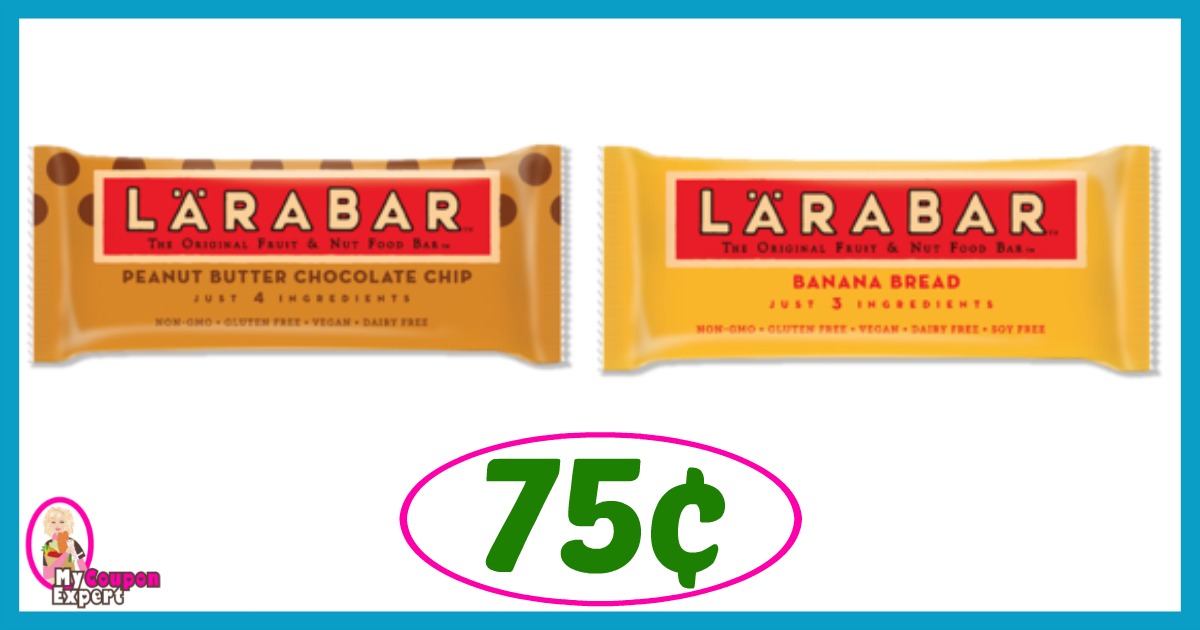 Publix Hot Deal Alert! Larabar Only 75¢ each after sale and coupons