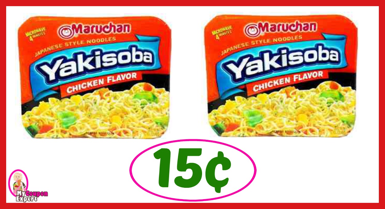 Publix Hot Deal Alert! Maruchan Yakisoba Japanese Noodles Only 15¢ each after sale and coupons