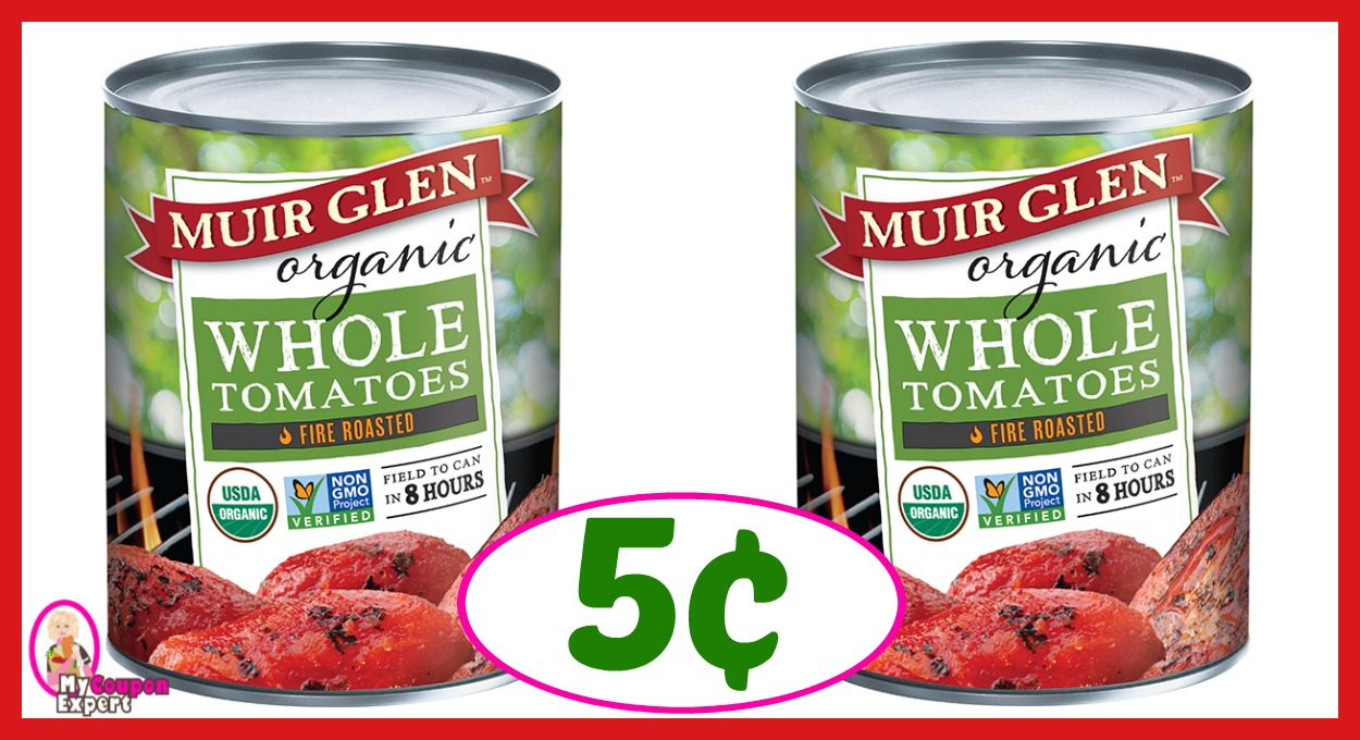 Publix Hot Deal Alert! Muir Glen Organic Tomatoes Only 5¢ each after sale and coupons