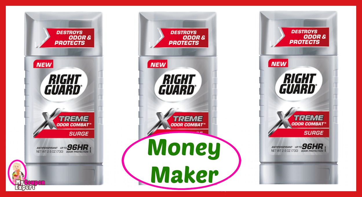 CVS Hot Deal Alert!! Money Maker on Right Guard after sale and coupons