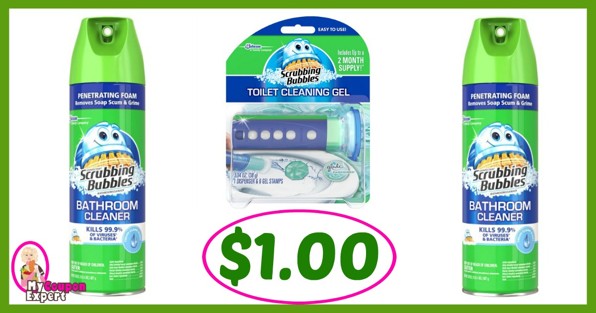Publix Hot Deal Alert! Scrubbing Bubbles Products Only $1.00 after sale and coupons