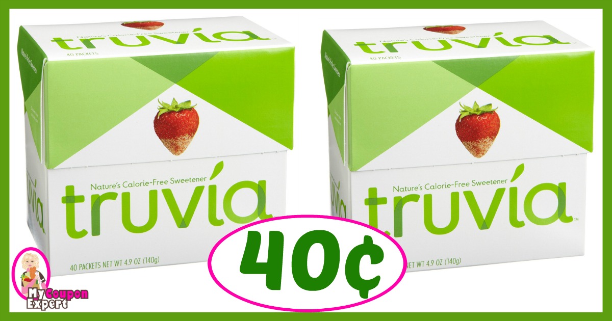 Publix Hot Deal Alert! Truvia Only 40¢ after sale and coupons