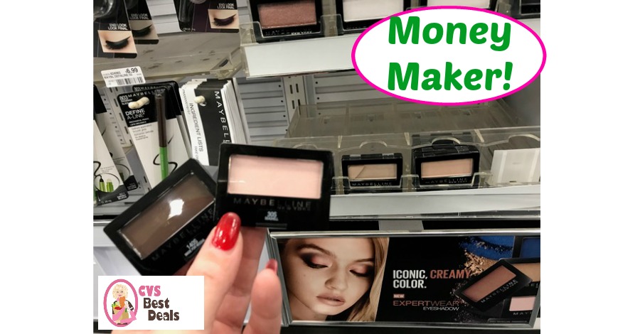 MONEY MAKER on Maybelline Expert Wear Eyeshadow at CVS!