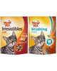 Save  on any ONE (1) bag of Meow Mix cat treats , $0.55