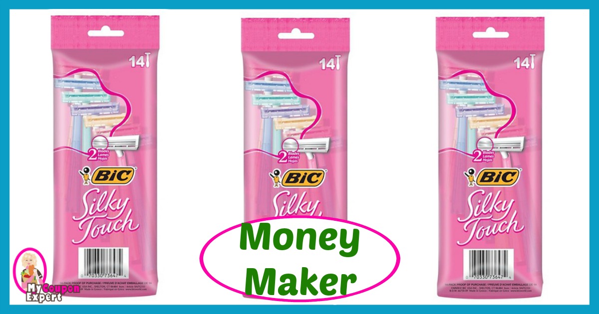 Publix Hot Deal Alert! MONEY MAKER on Bic Silky Touch Razors after sale and coupons
