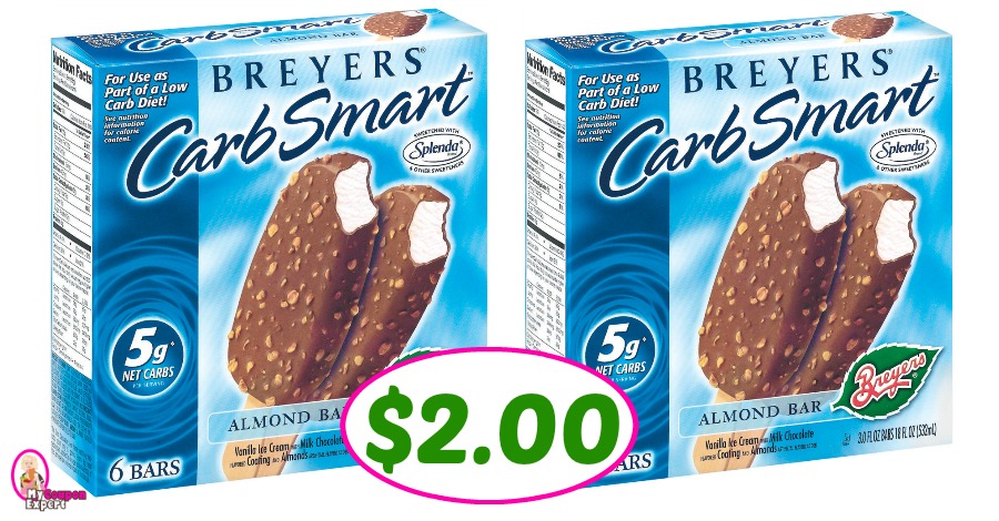 Breyers Carb Smart Bars just $2.00 each at Publix!
