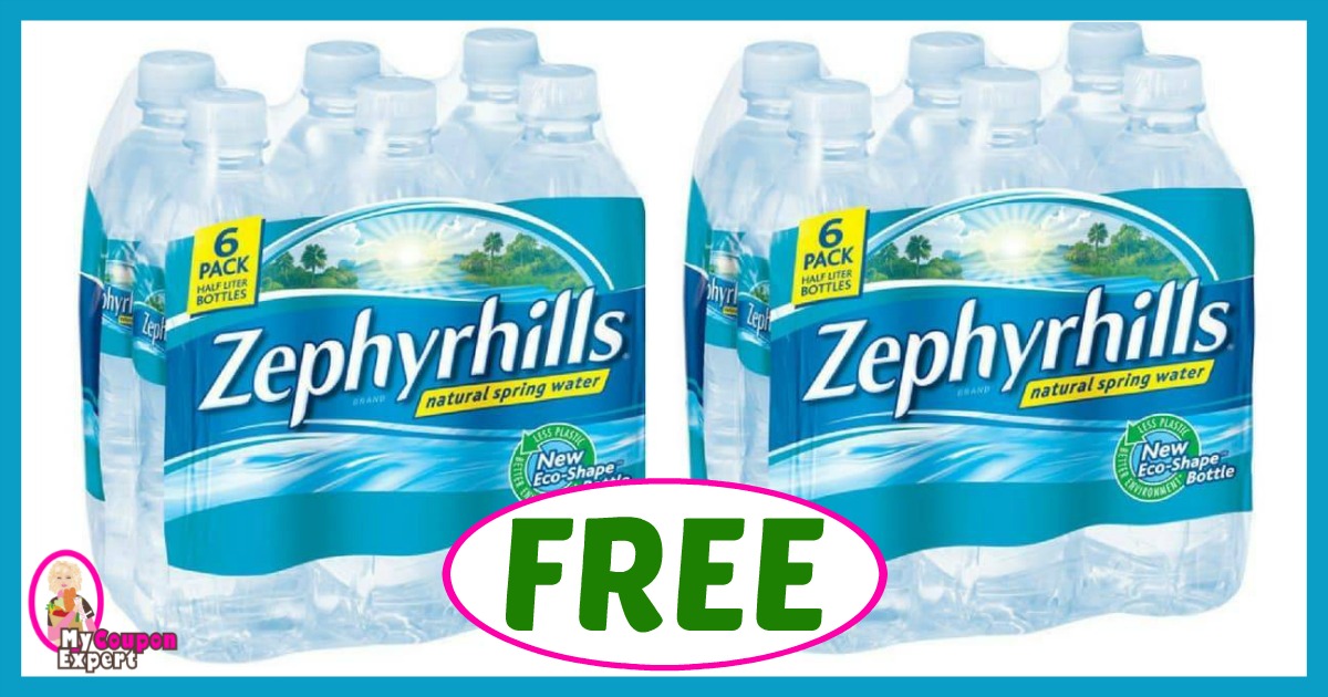 Publix Hot Deal Alert! FREE Zephyrhills Water, 6 Pack after sale and coupons