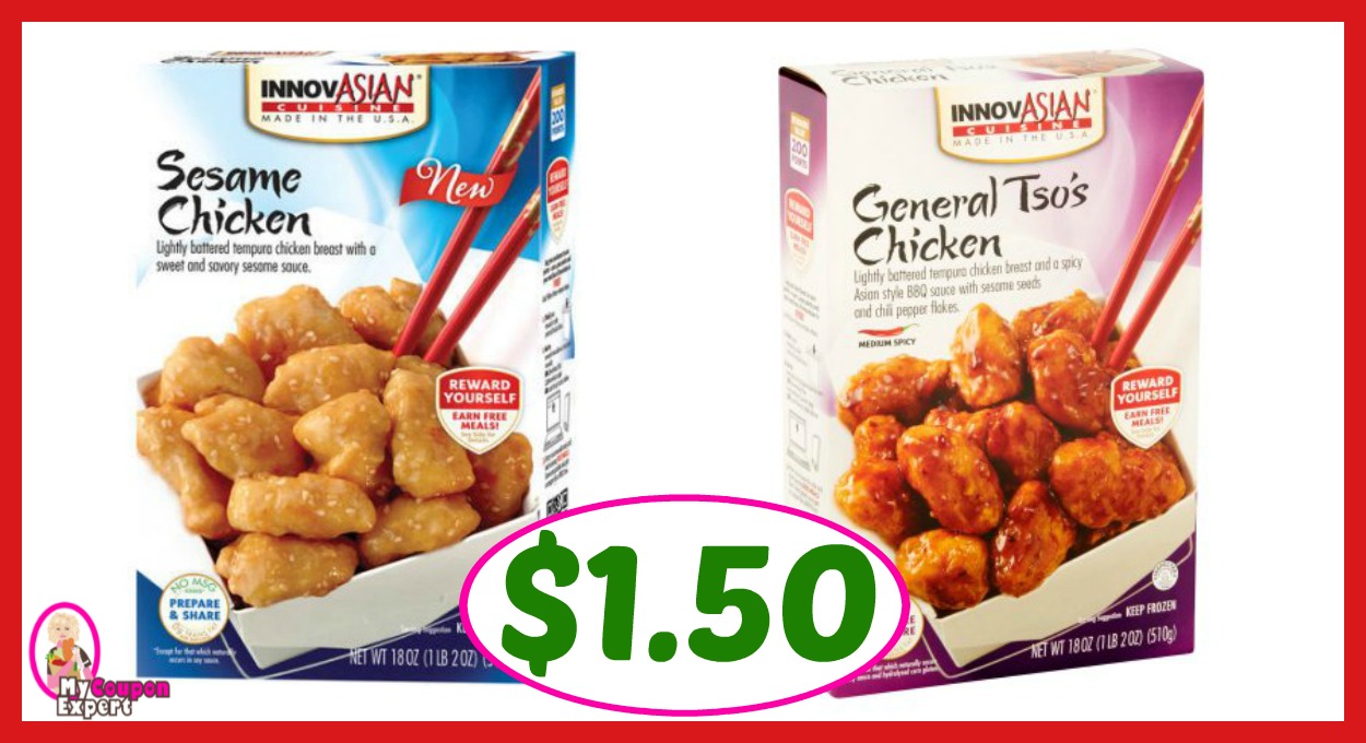 Publix Hot Deal Alert! InnovAsian Cuisine Entree Only $1.50 after sale and coupons