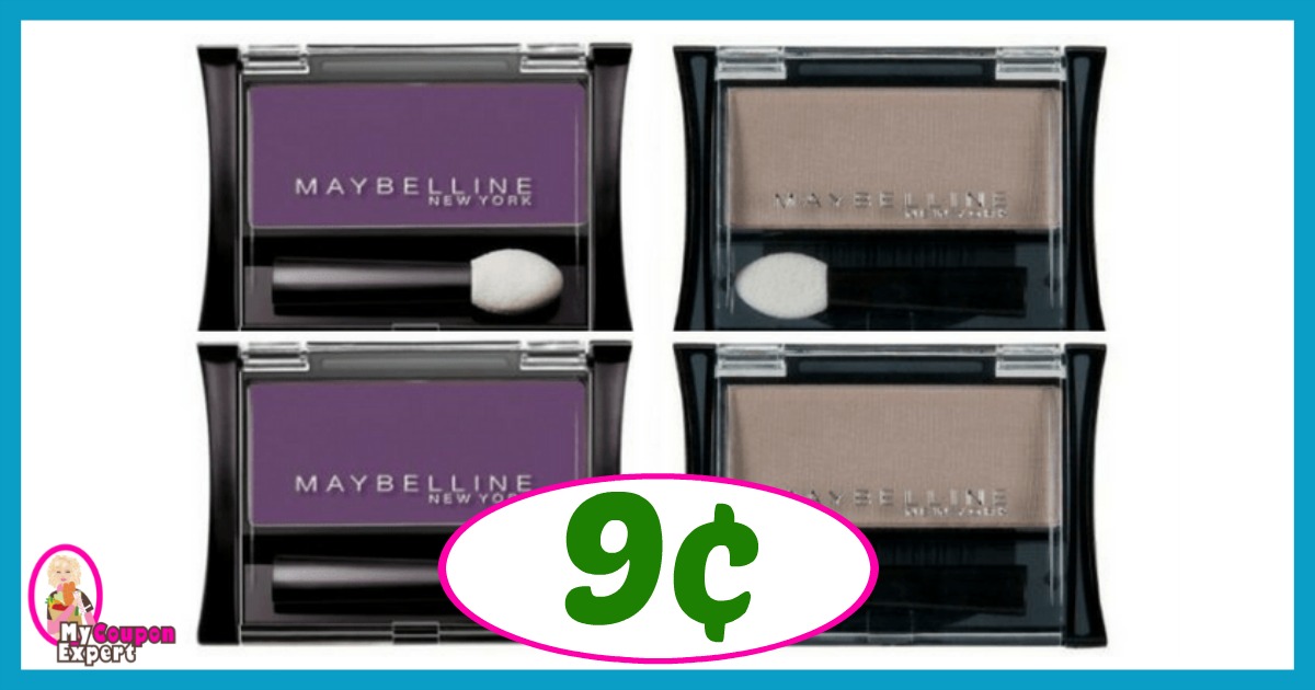 CVS Hot Deal Alert!! Maybelline Expert Wear Eyeshadow Only 9¢ after sale and coupons