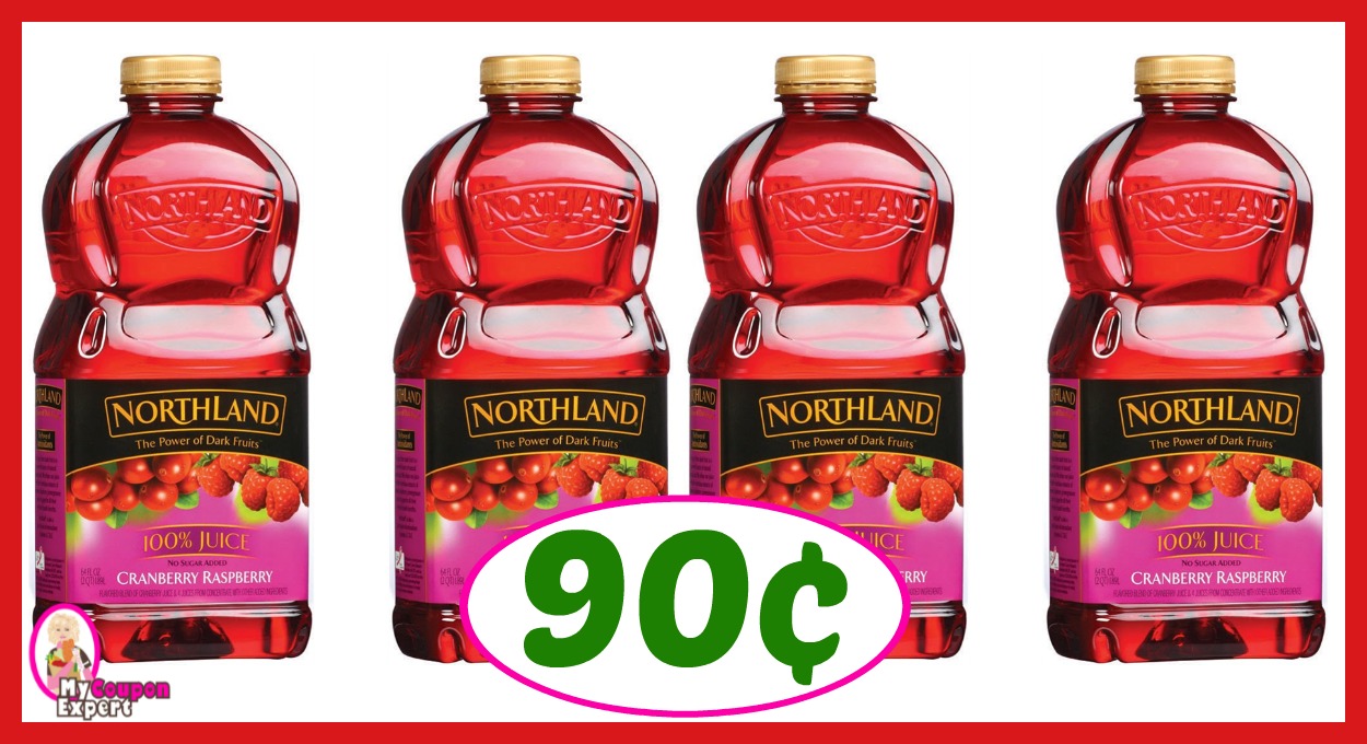 Publix Hot Deal Alert! Northland 100% Juice Blend Only 90¢ after sale and coupons